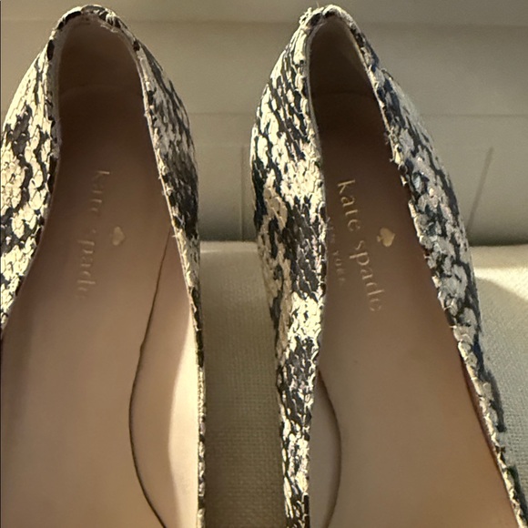 Kate Spade Snakeskin Pattern Loafer Flats - Picture 9 of 9